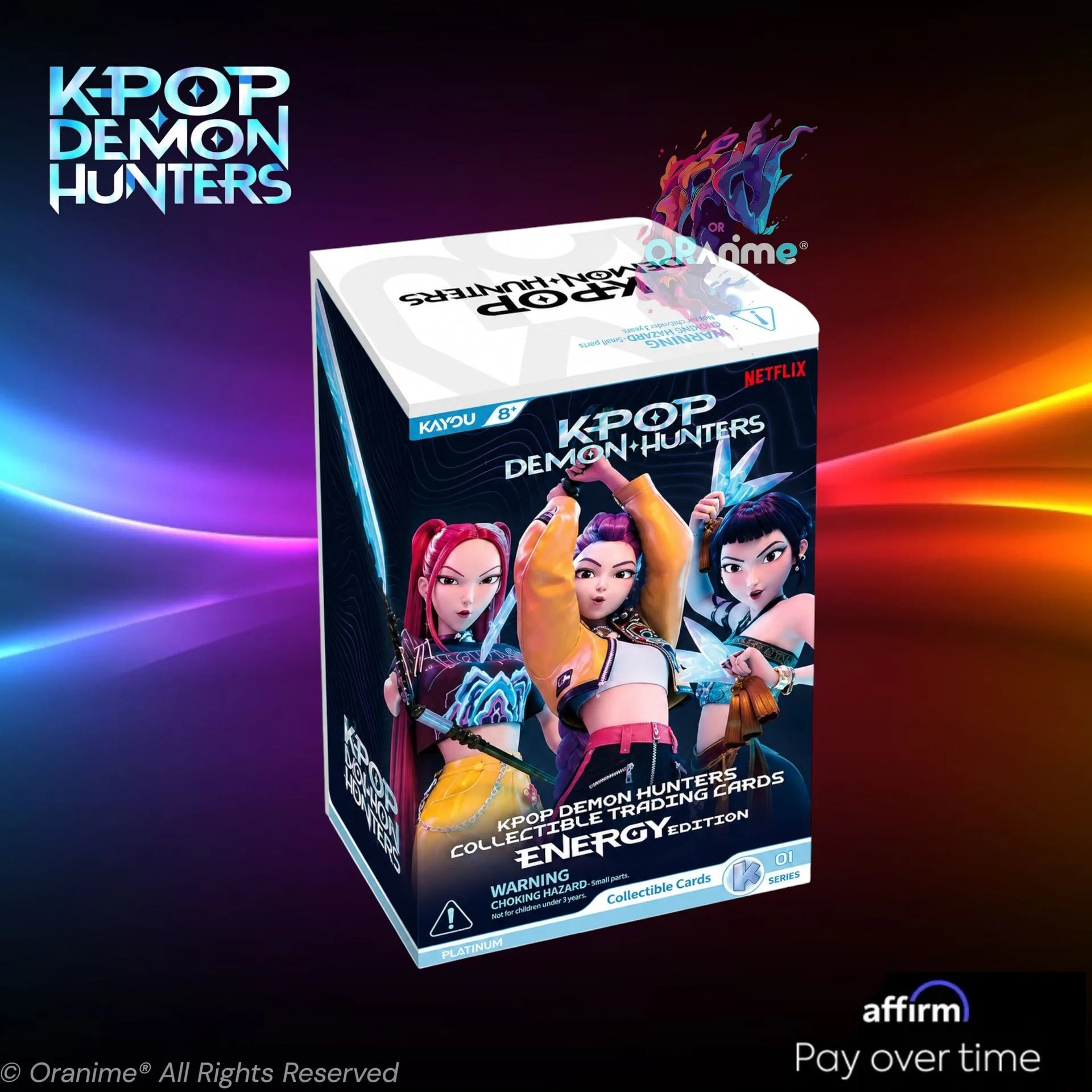 Kayou K-Pop Demon Hunters World Tour Energy Edition Series Collectible Cards Booster Box + PR Card