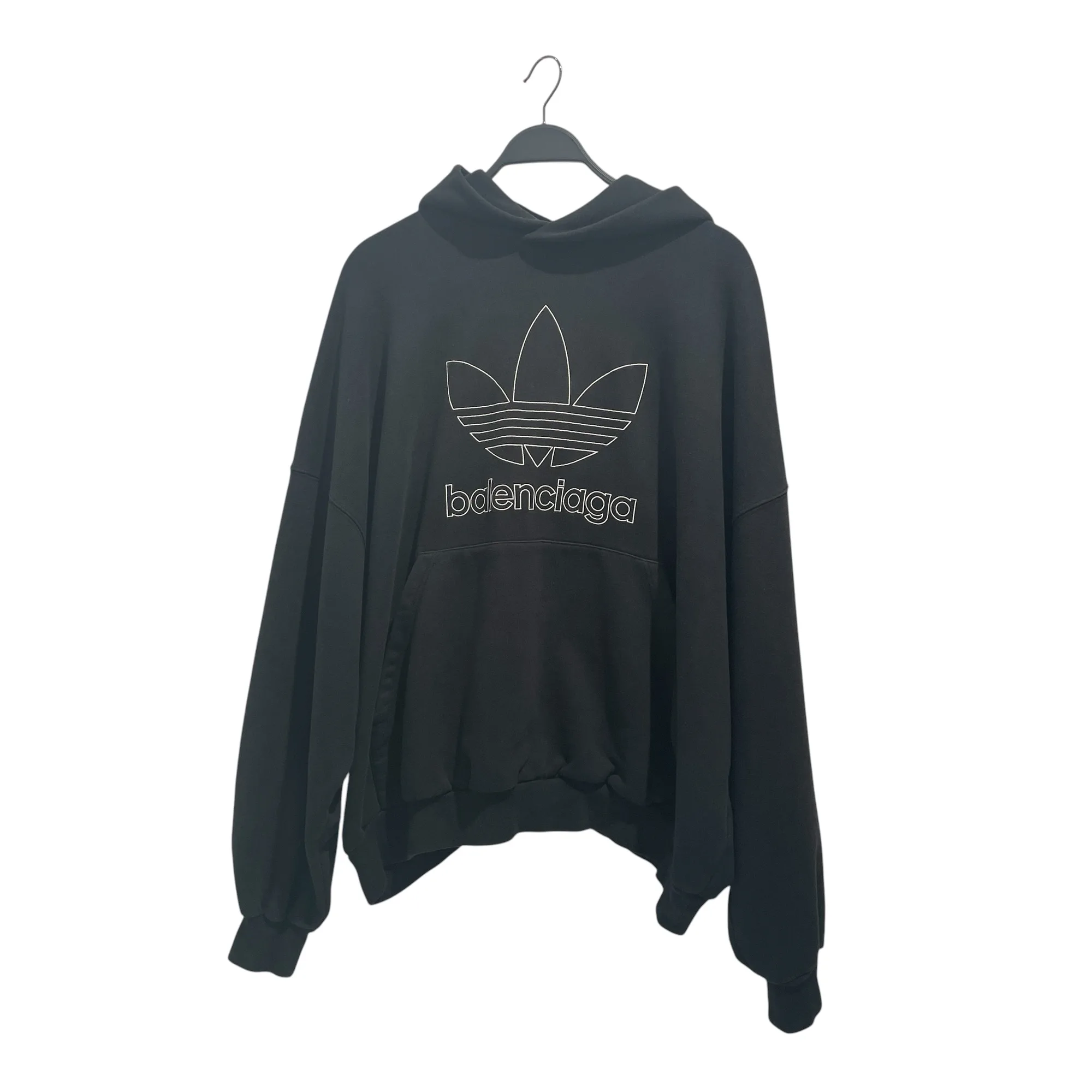 BALENCIAGA/adidas/Hoodie/2/Graphic/Cotton/BLK/