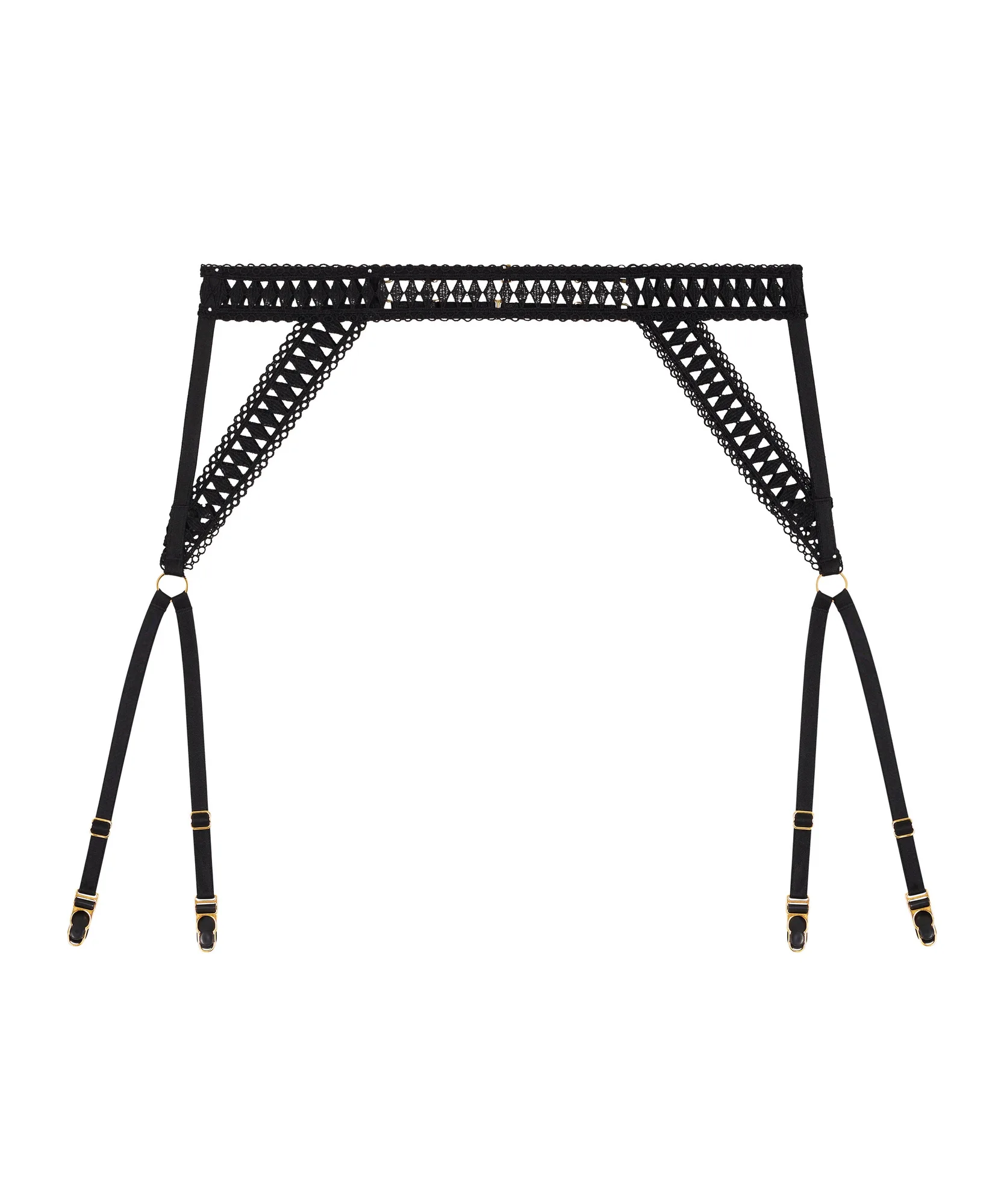 After Hours Suspender belt Black