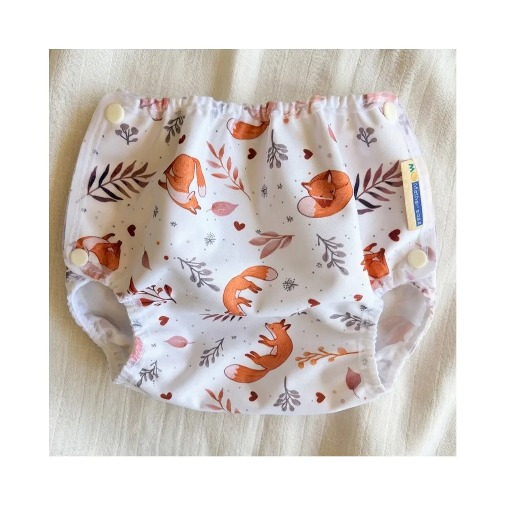 Cómo usar un culote de pañal de tela con broches o velcro