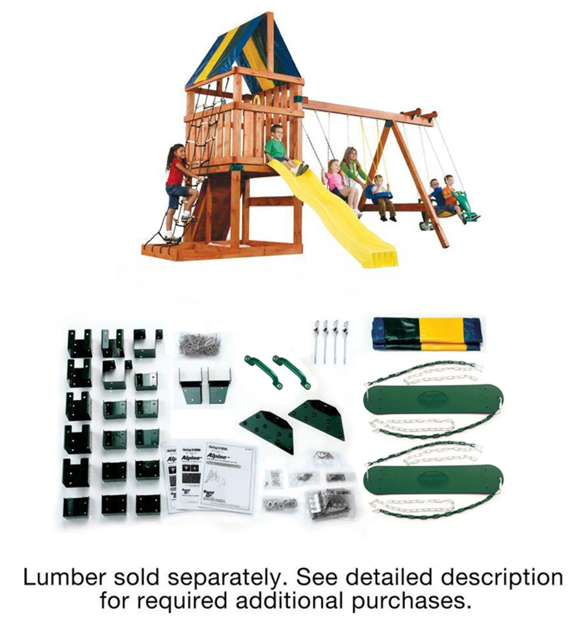 Alpine Custom DIY Play Set Hardware Kit