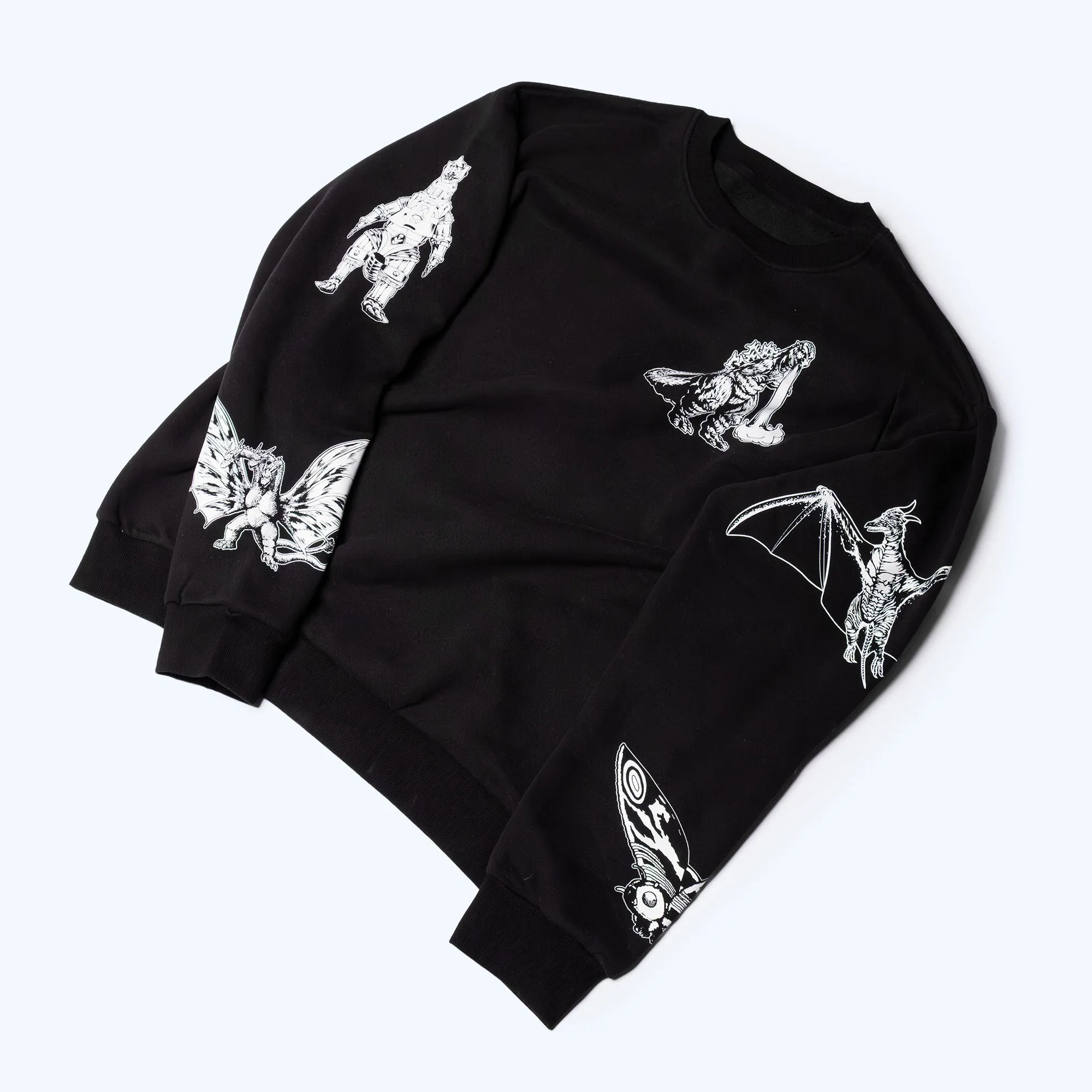 Godzilla Kaiju Print Sweatshirt: Style & Care Guide