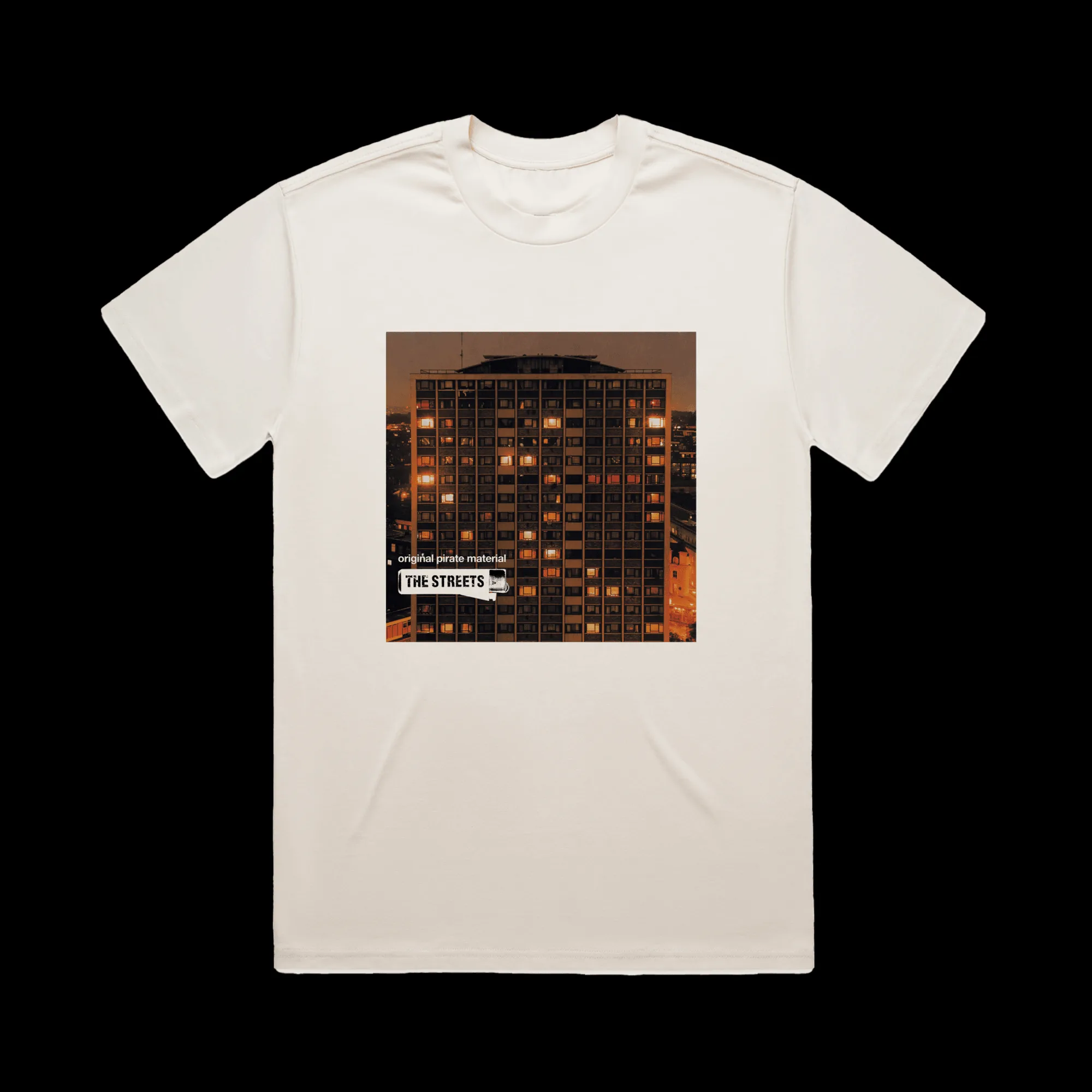 T-shirt écru à la couverture de l'album Original Pirate Material