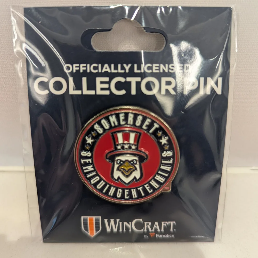 Somerset Patriots Somerset Semiquincentennials Primary Medallion Logo Pin