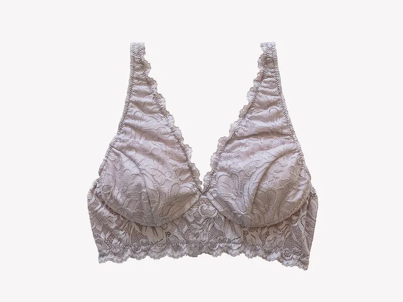 Vela Wireless Bra, Mauve