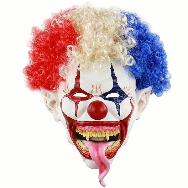 Halloween Tongue of Terror Clown Mask