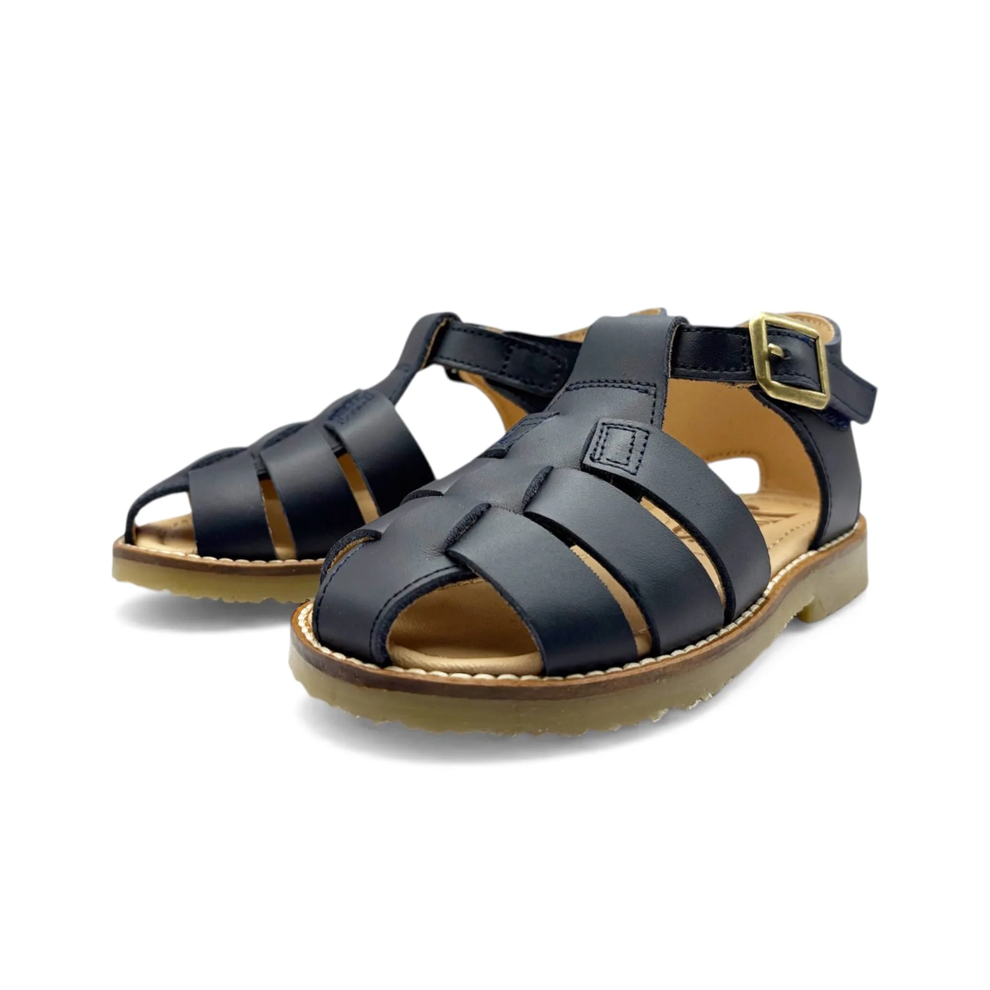 Sandale Noah Kids Fisherman : Guide cuir marine vs argent