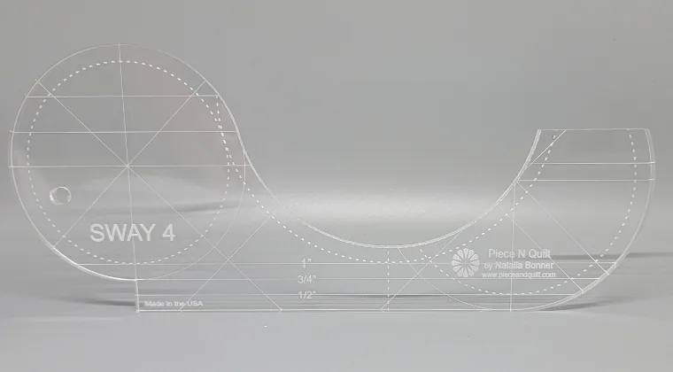 Sway 4 Machine Quilting Ruler