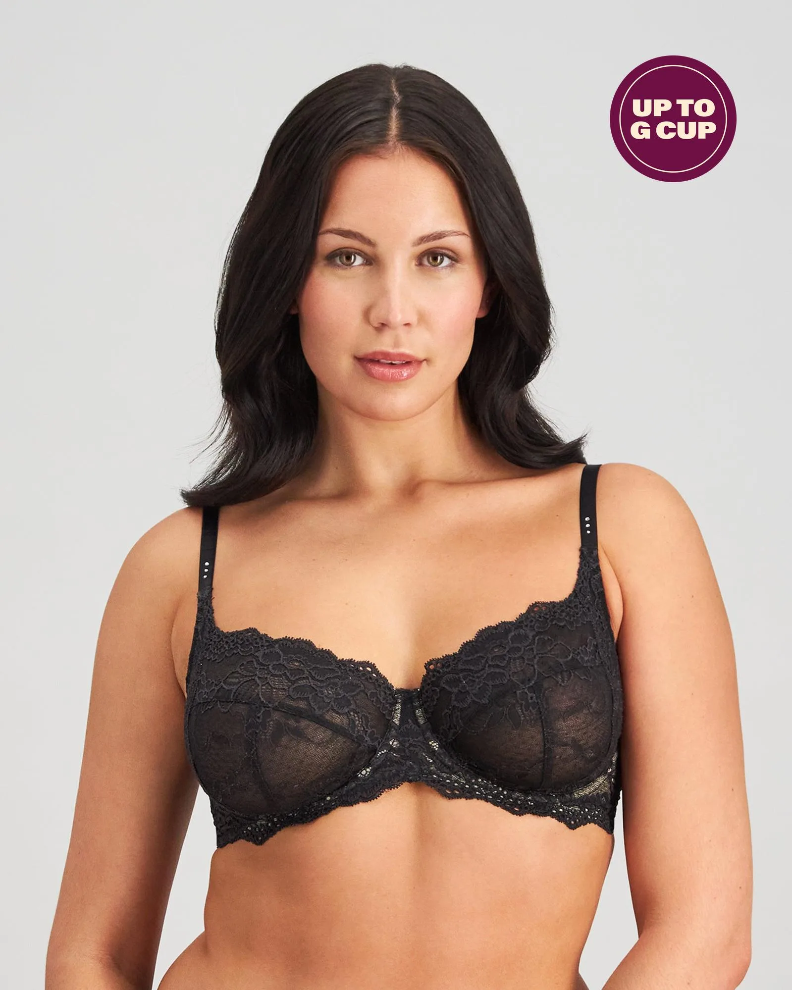 My Fit Lace Underwire Bra - Black