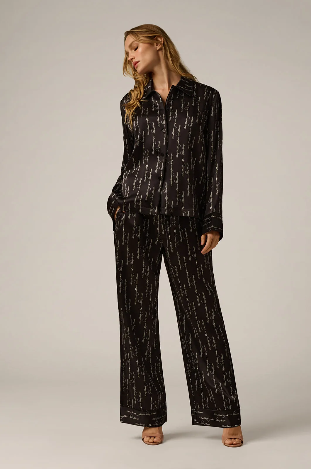 How to Style a Silk Lounge Tie Up Pant for Home and Out