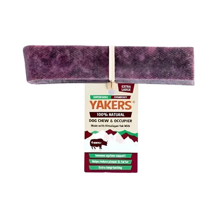 Yakers Yak Bar Extra Large: Cranberry vs Apple vs Strawberry