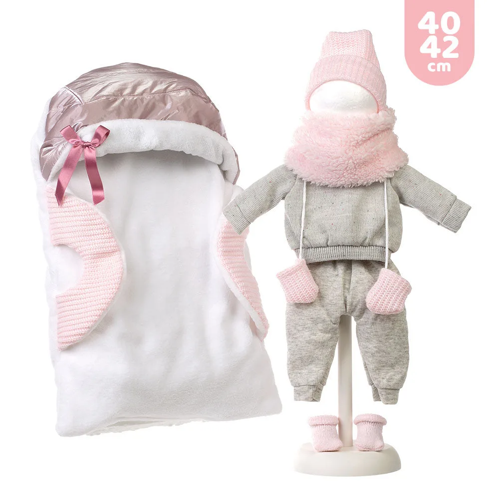 Robe et accessoire pour nouveau-né Llorens 40-42 cm