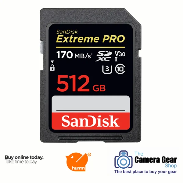 SanDisk Extreme Pro 512GB SDXC UHS-I