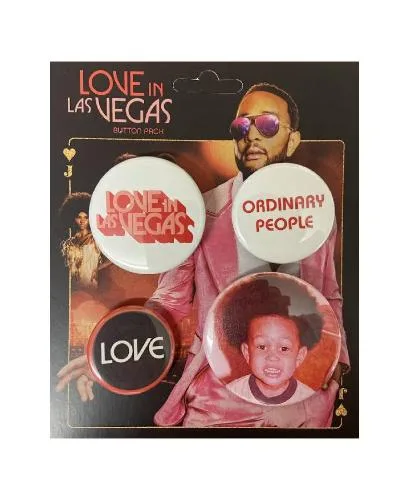 Love In Las Vegas Button Set