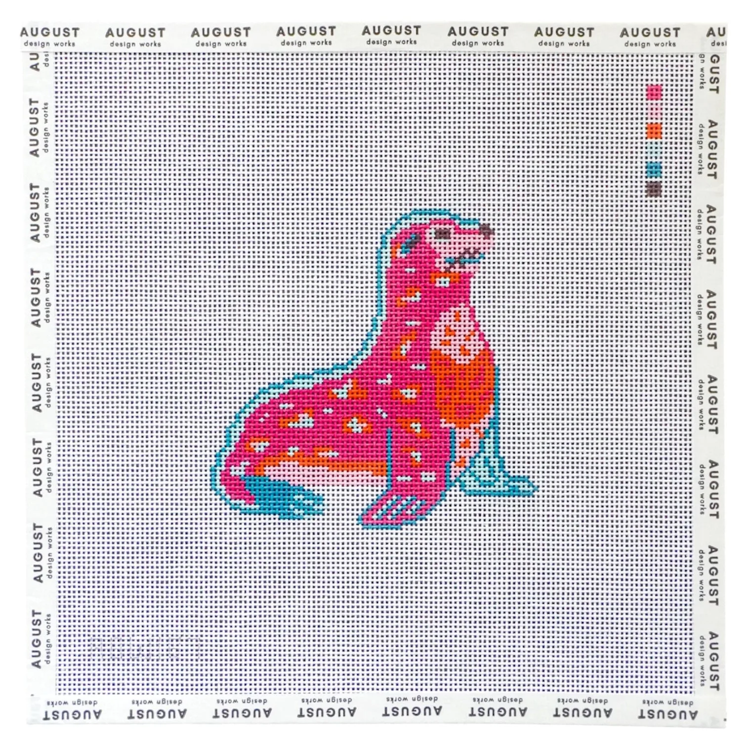 Sea Lion - Needlepoint Canvas