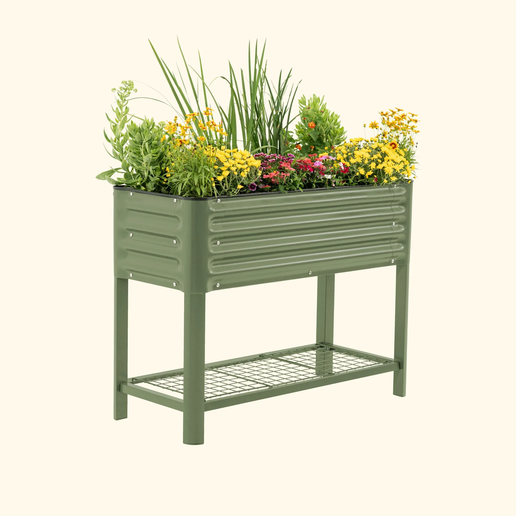 Cama de jardín elevada - Serie Slim 1,5' x 3,5'