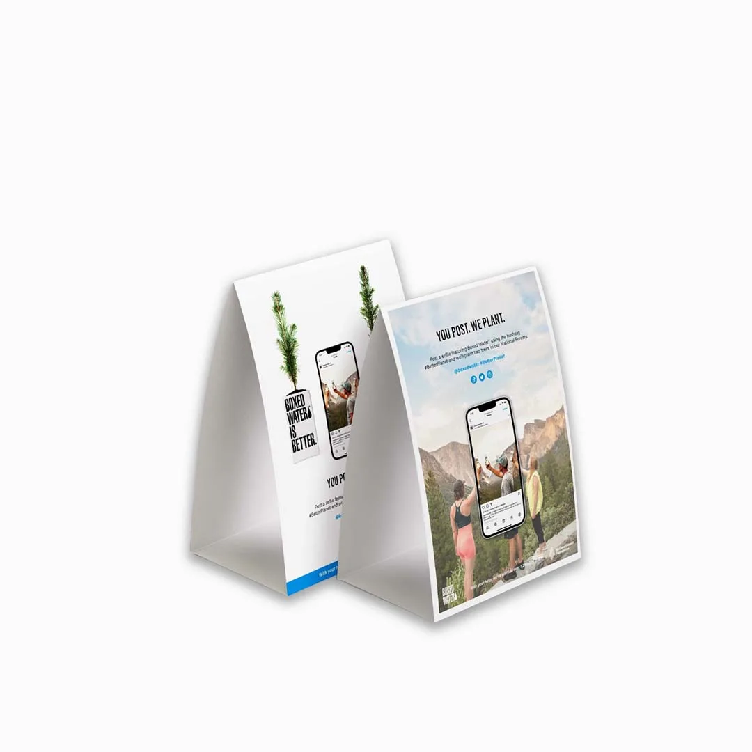 How to Use Boxed Water Table Tents for Events