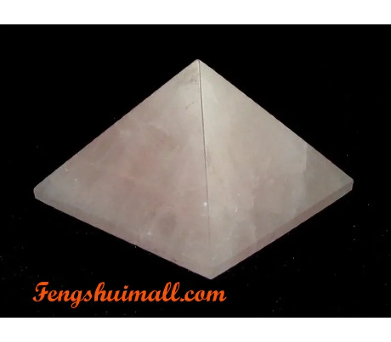Pirâmide de Cristal - Quartzo Rosa