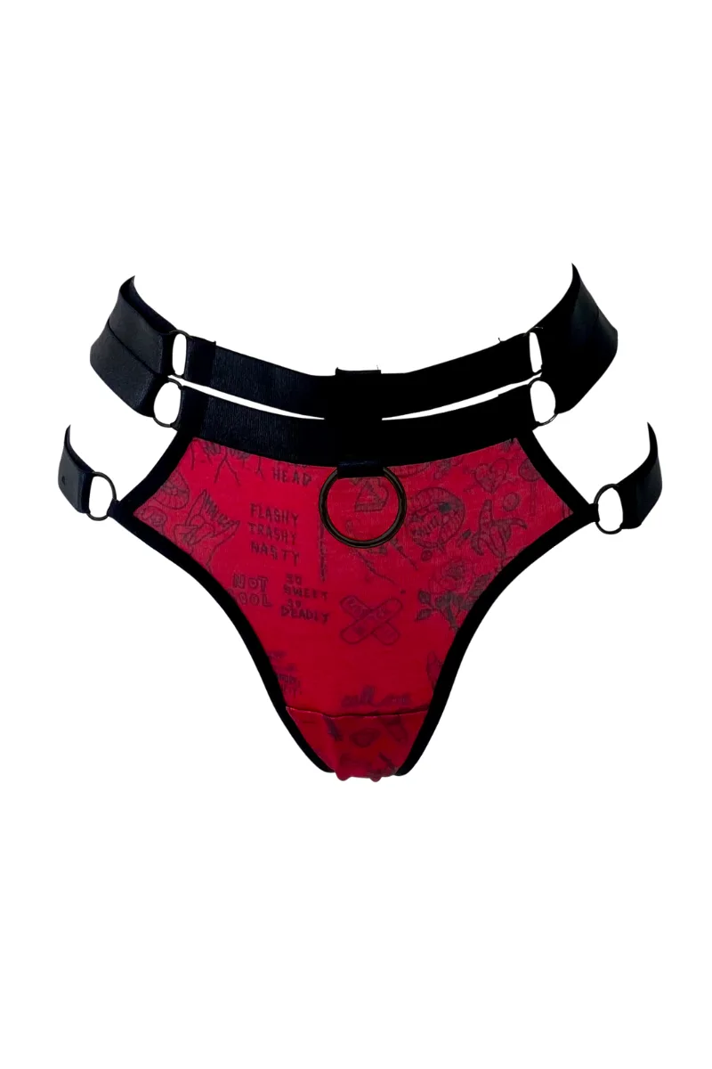 Tanga Emily Malice Venom roja