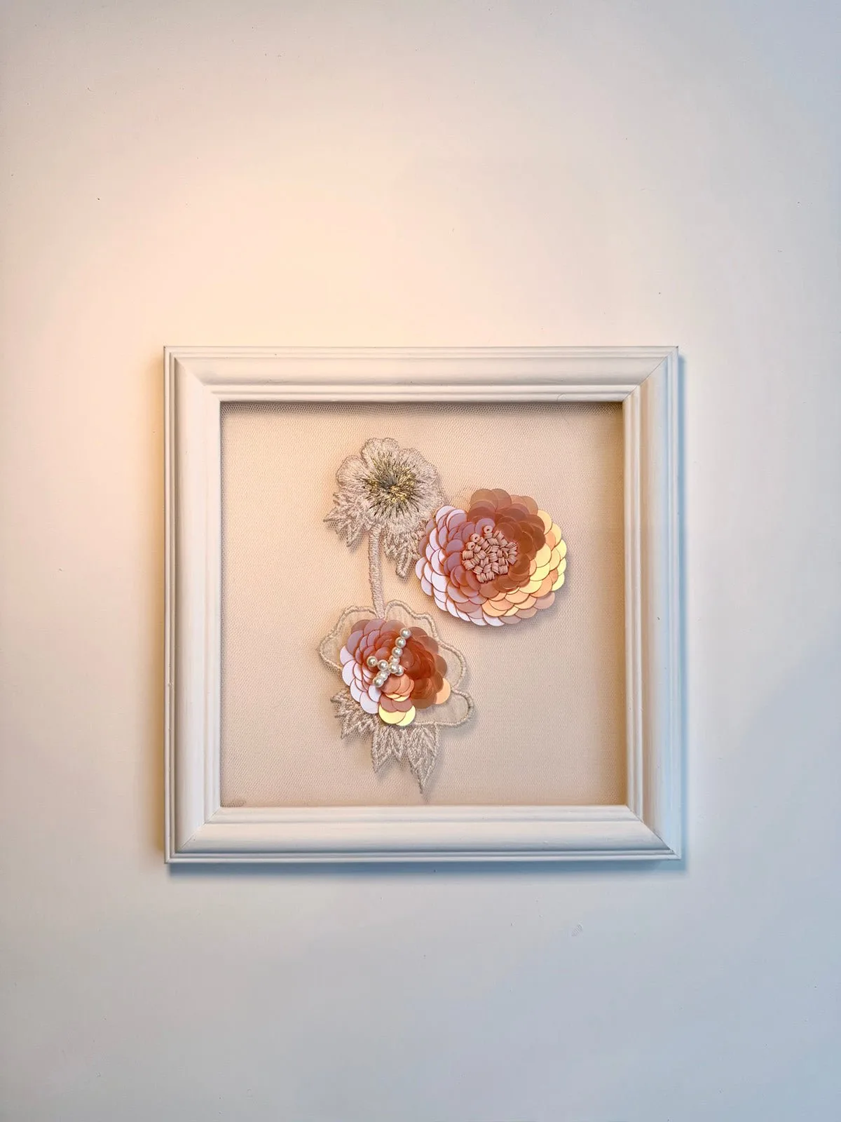 Embroidery No. 055 - Signed & Numbered Framed Couture Embroidery