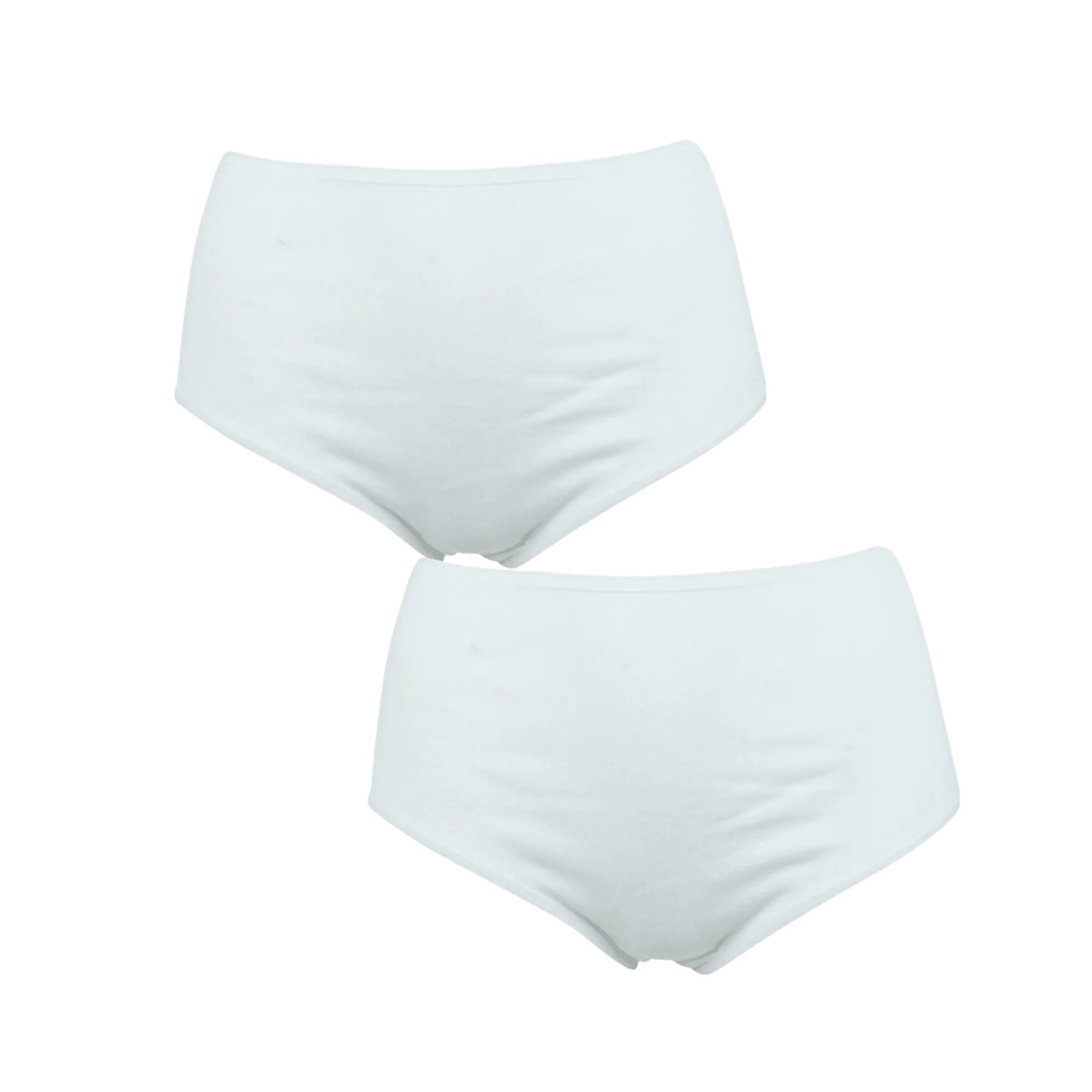 Lace midi brief 2-pack - White