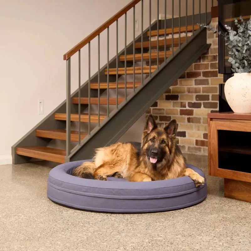 Cooling Round Dog Bed - Midnight