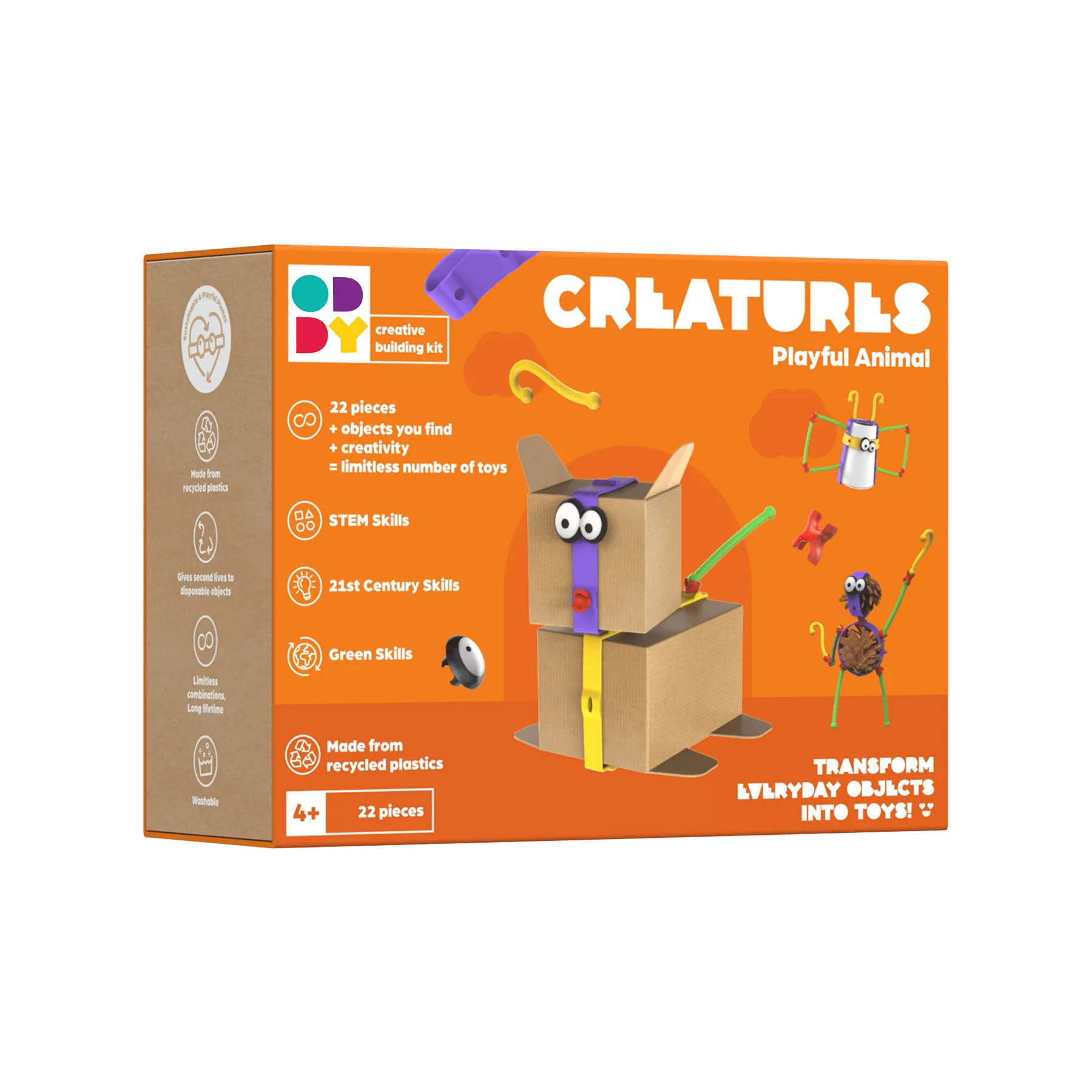 Oddy Creatures Playful Animal Building Kit