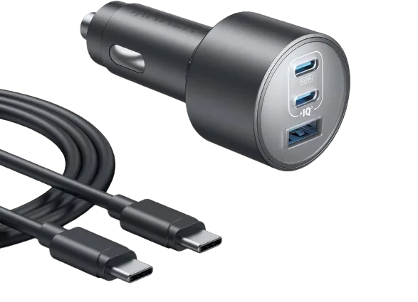 Car Charger (167.5W, 3 Ports)