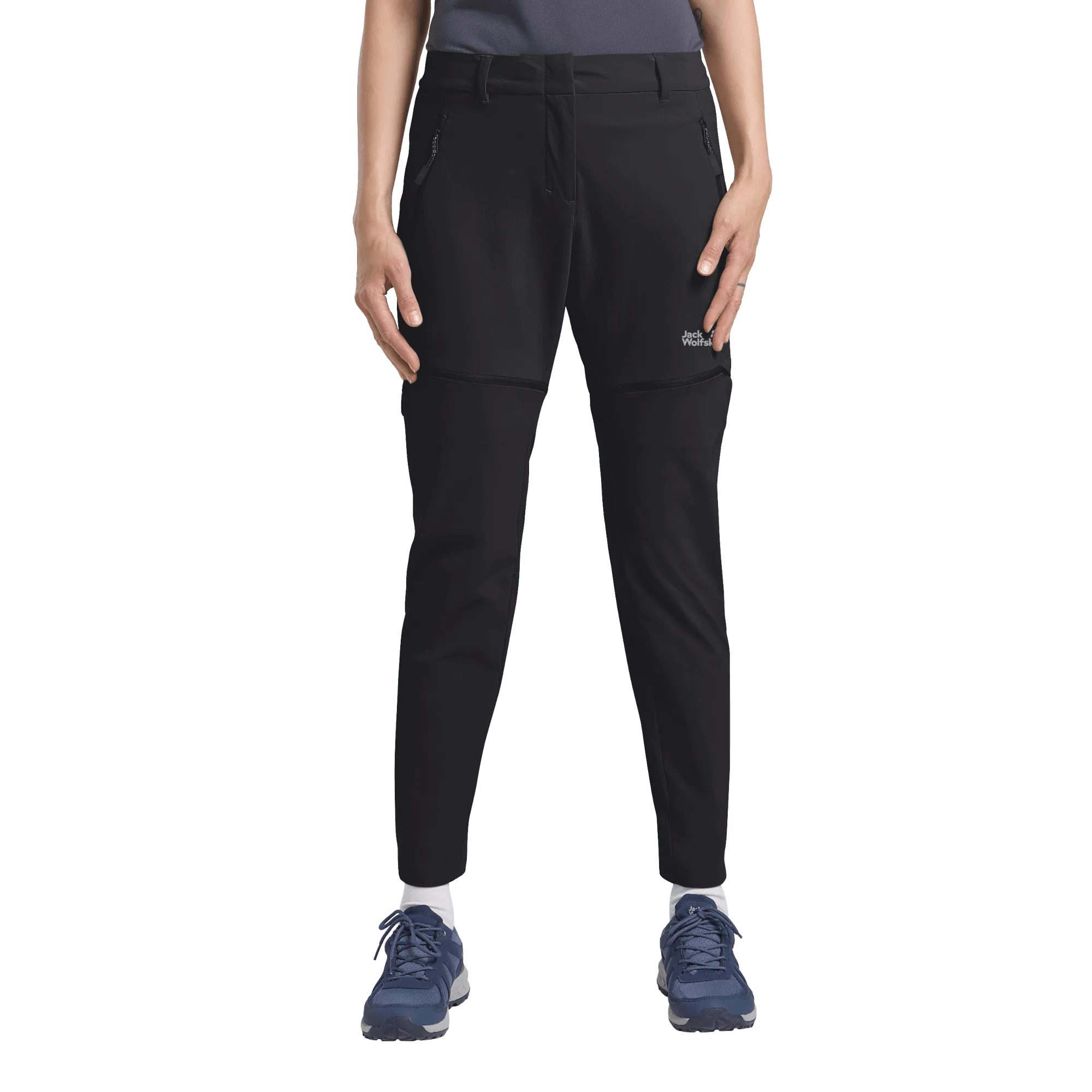 Pantalón de senderismo para mujer: talla, tejido y cintura