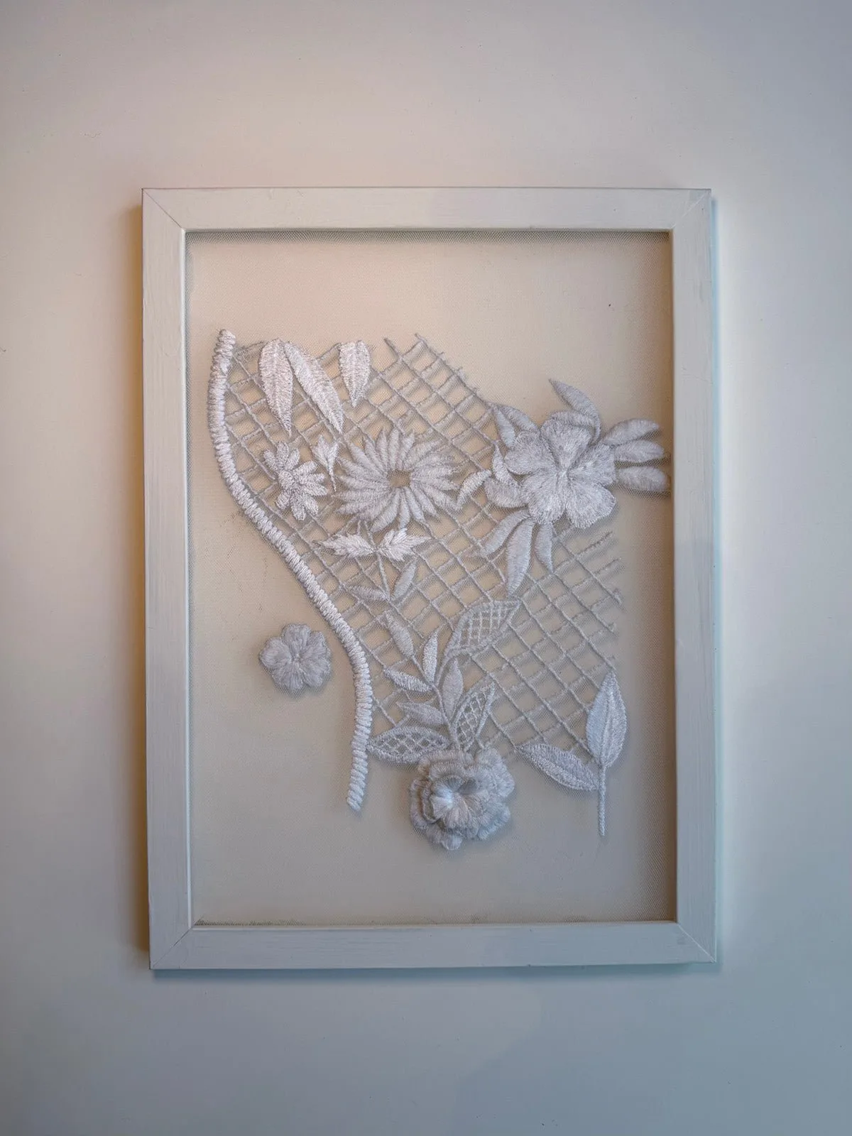 Embroidery No. 096 - Signed & Numbered Framed Couture Embroidery
