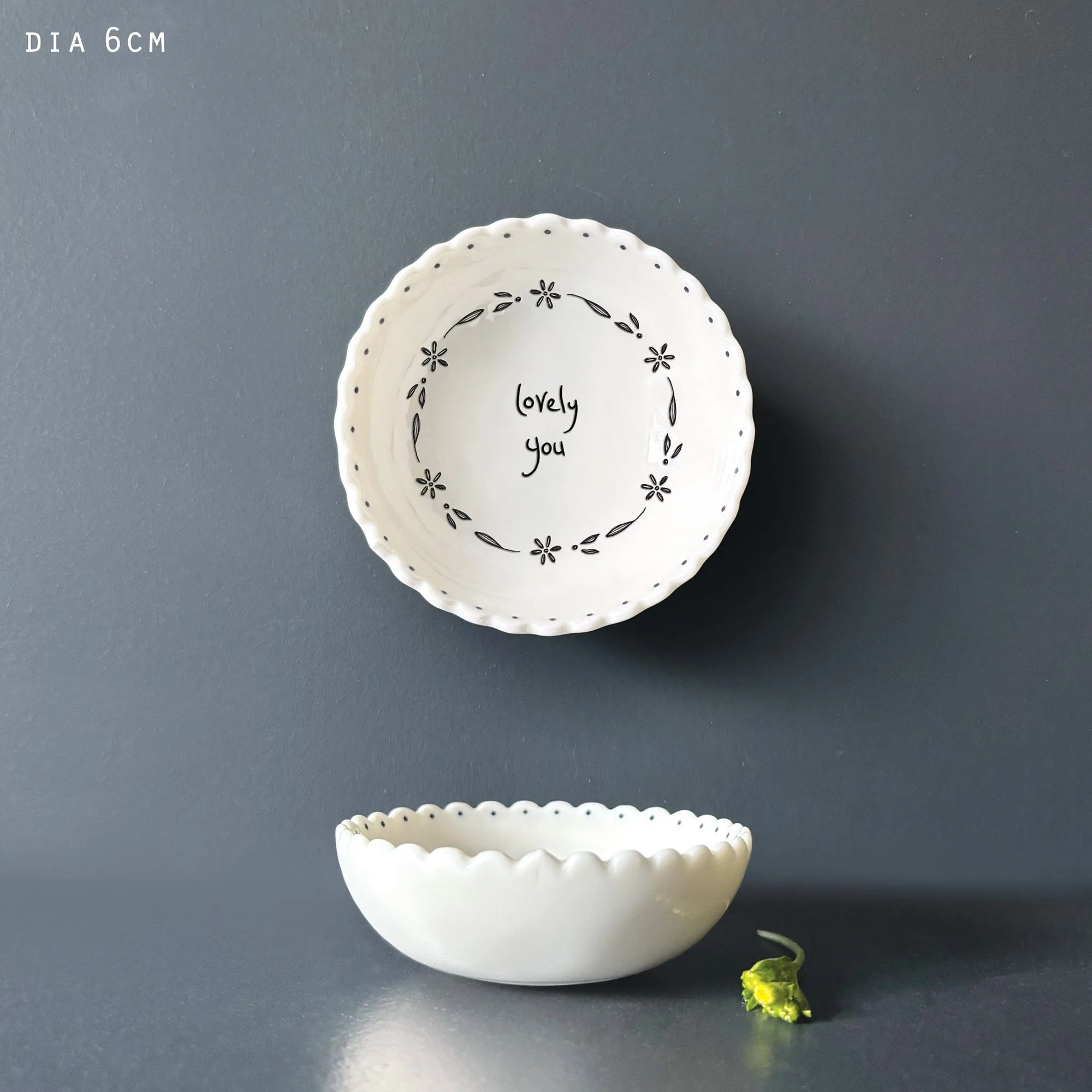 East of India Small Scallop Bowl - Lovely you