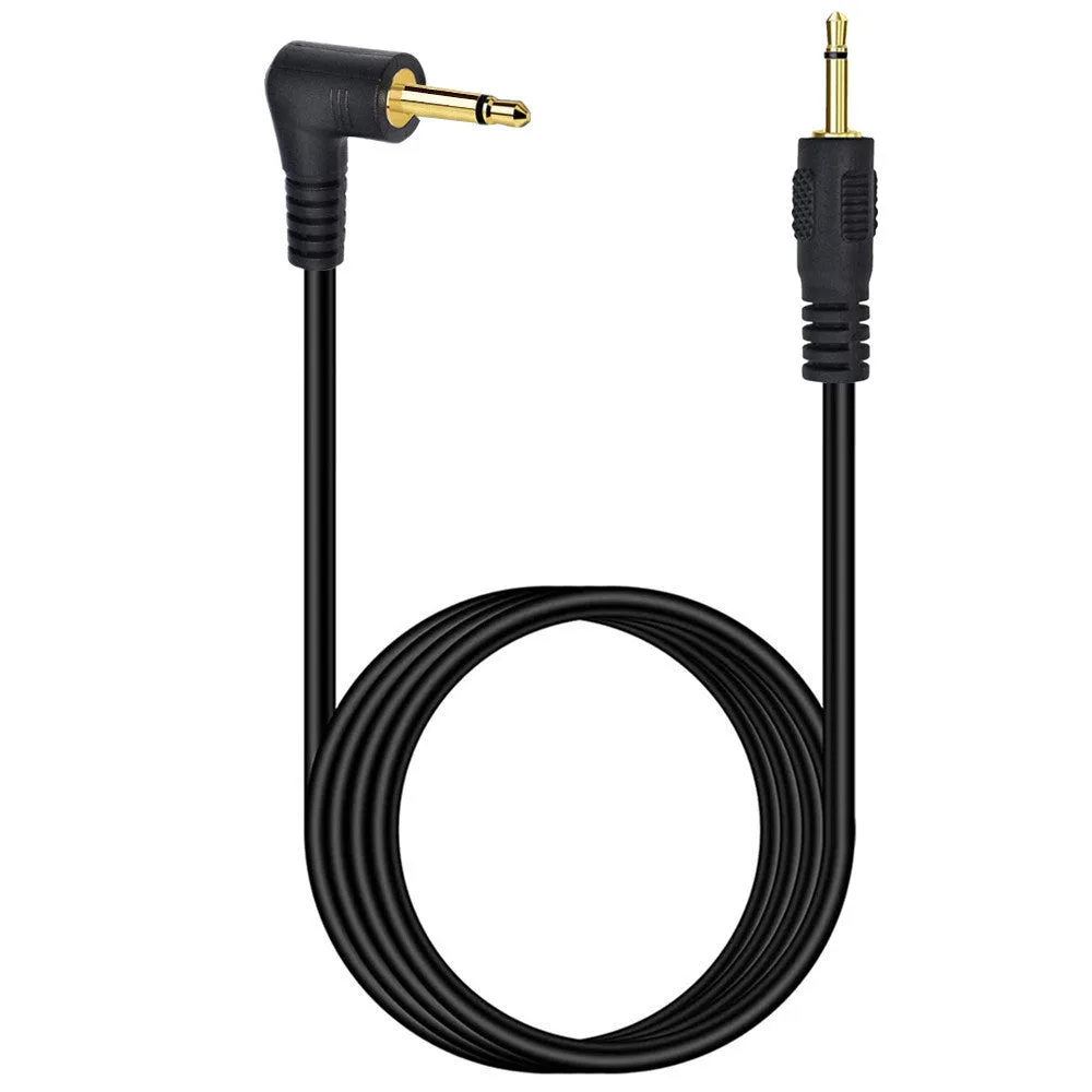 2.5mm TS Mono Male to Male Angled Audio Cable