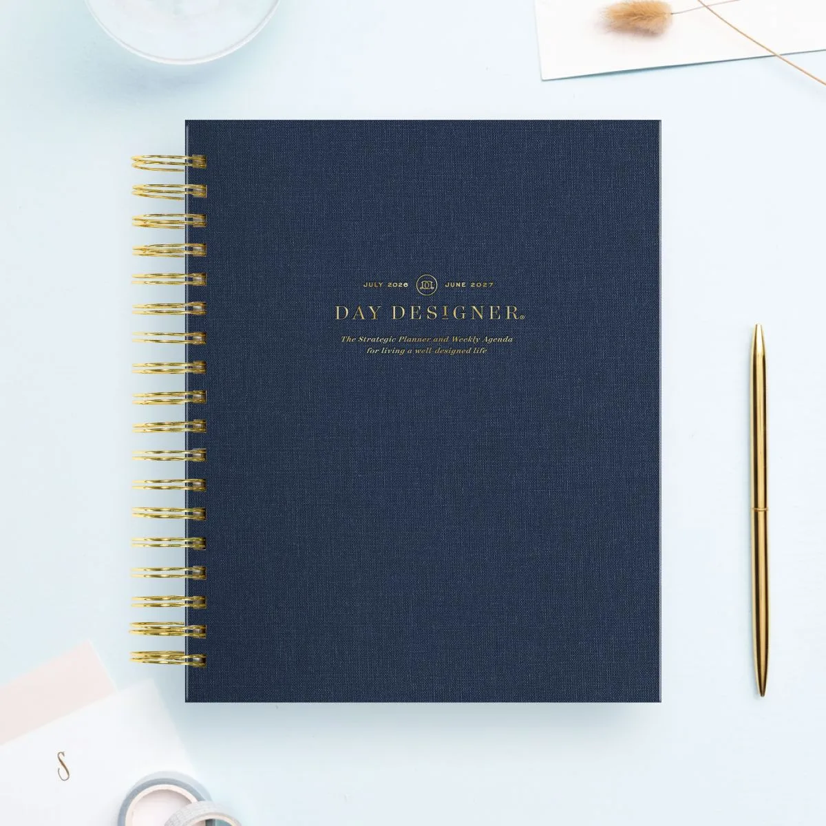 2026-27 Weekly Planner: Navy Bookcloth