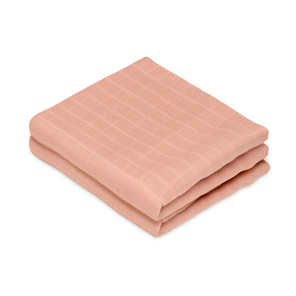 Muslin Cloth, 2-pack - GOTS - Blush