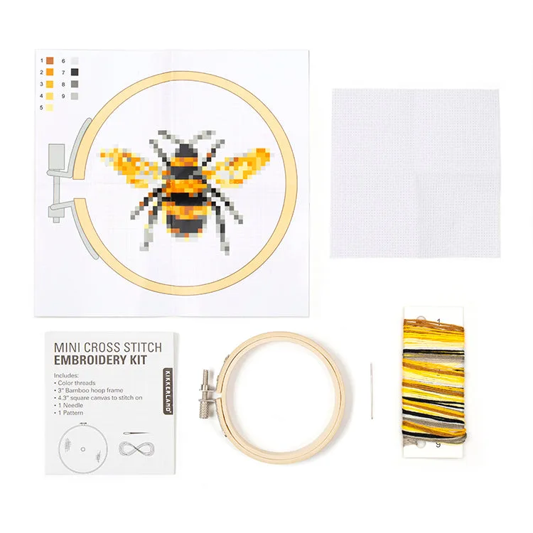 Kit de bordado de punto de cruz mini Abeja