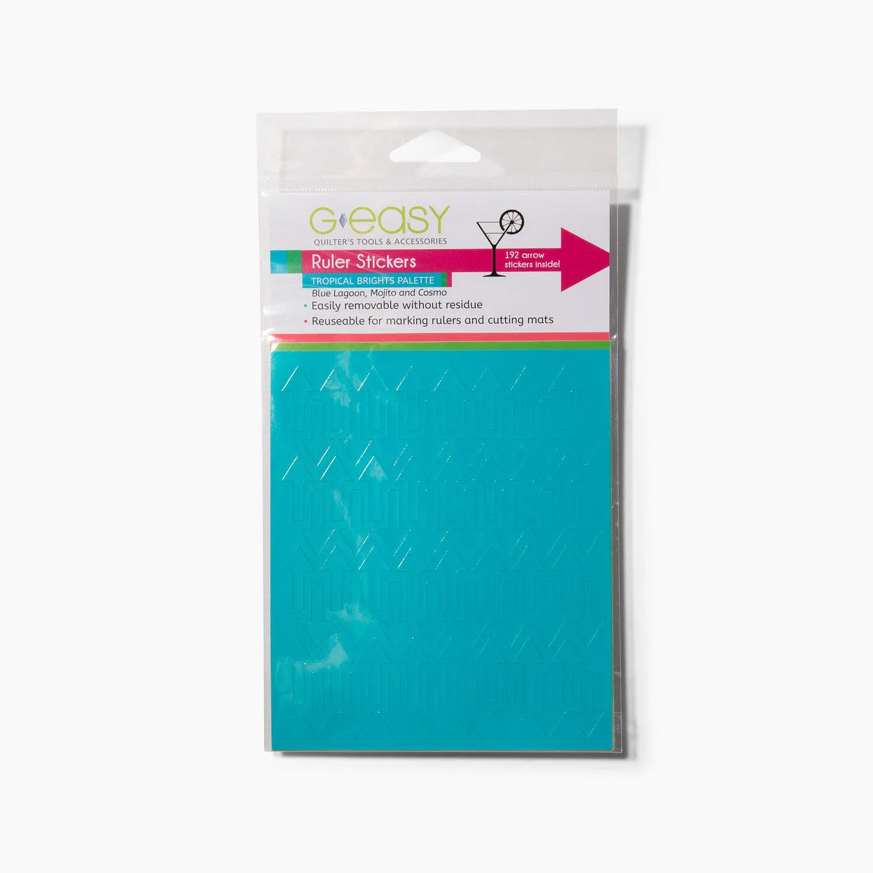 Cómo usar pegatinas de regla GEasy para un patchwork preciso