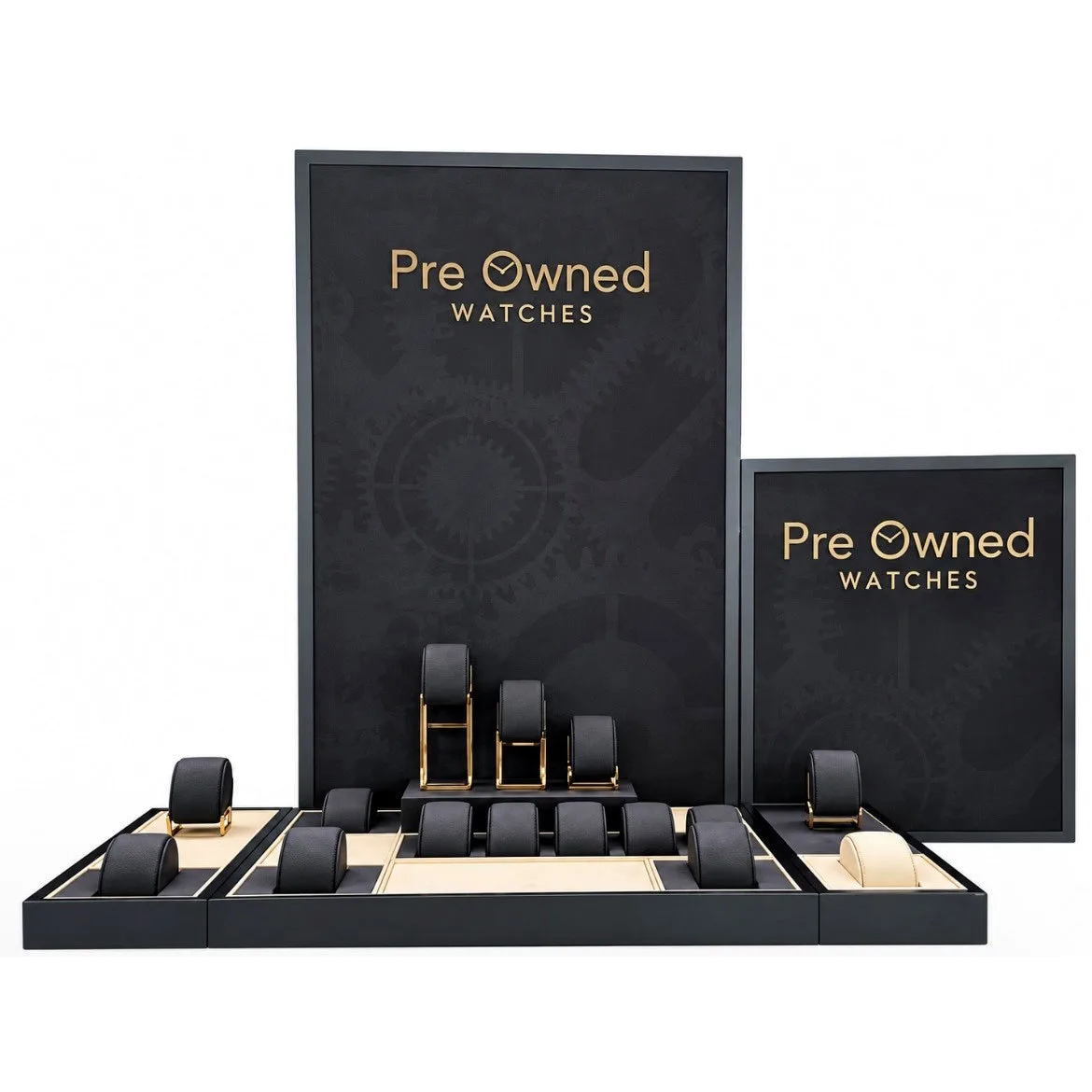Watch Backboard and Display Set for Pre-owned Watches