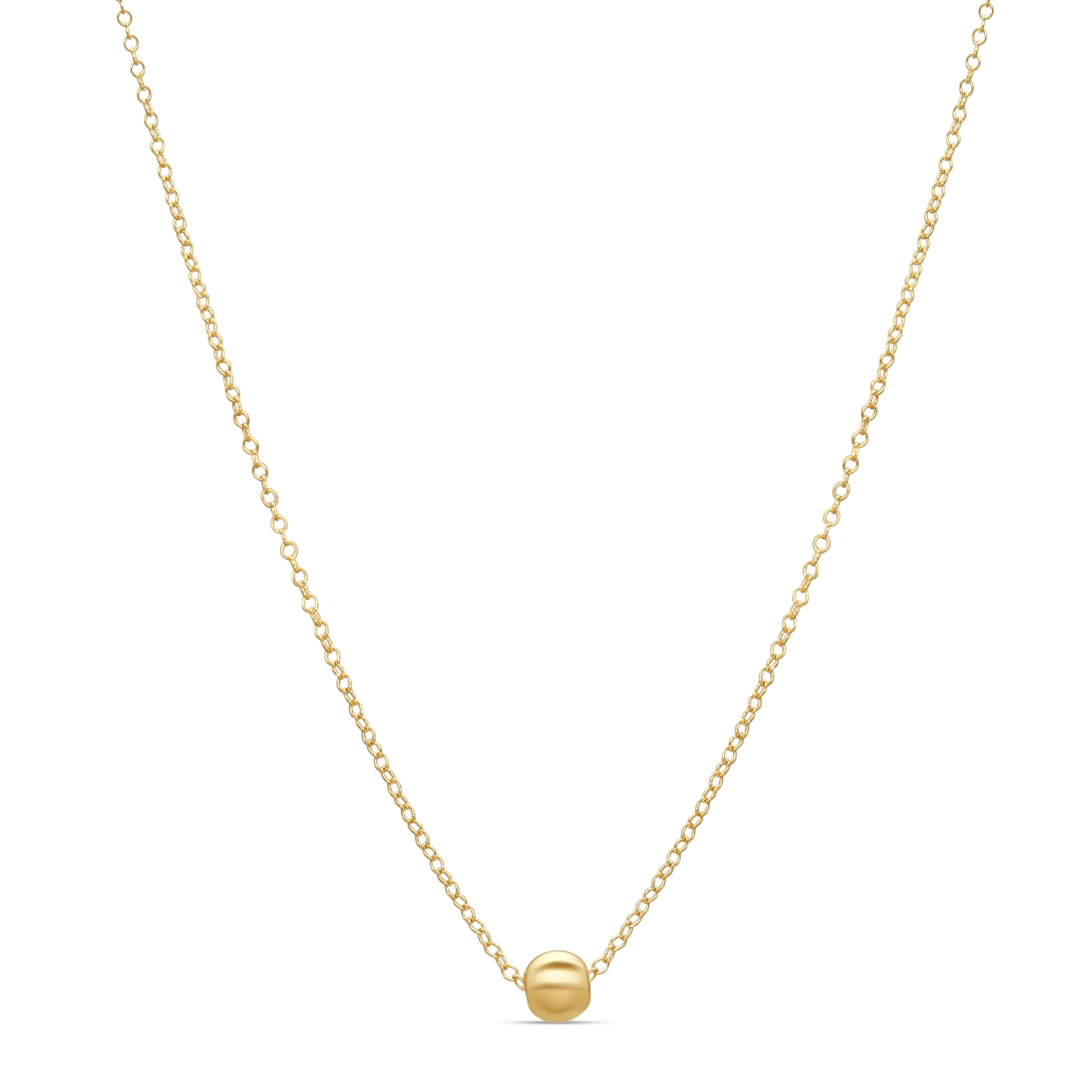 Carmen Lux Gold Sphere Necklace