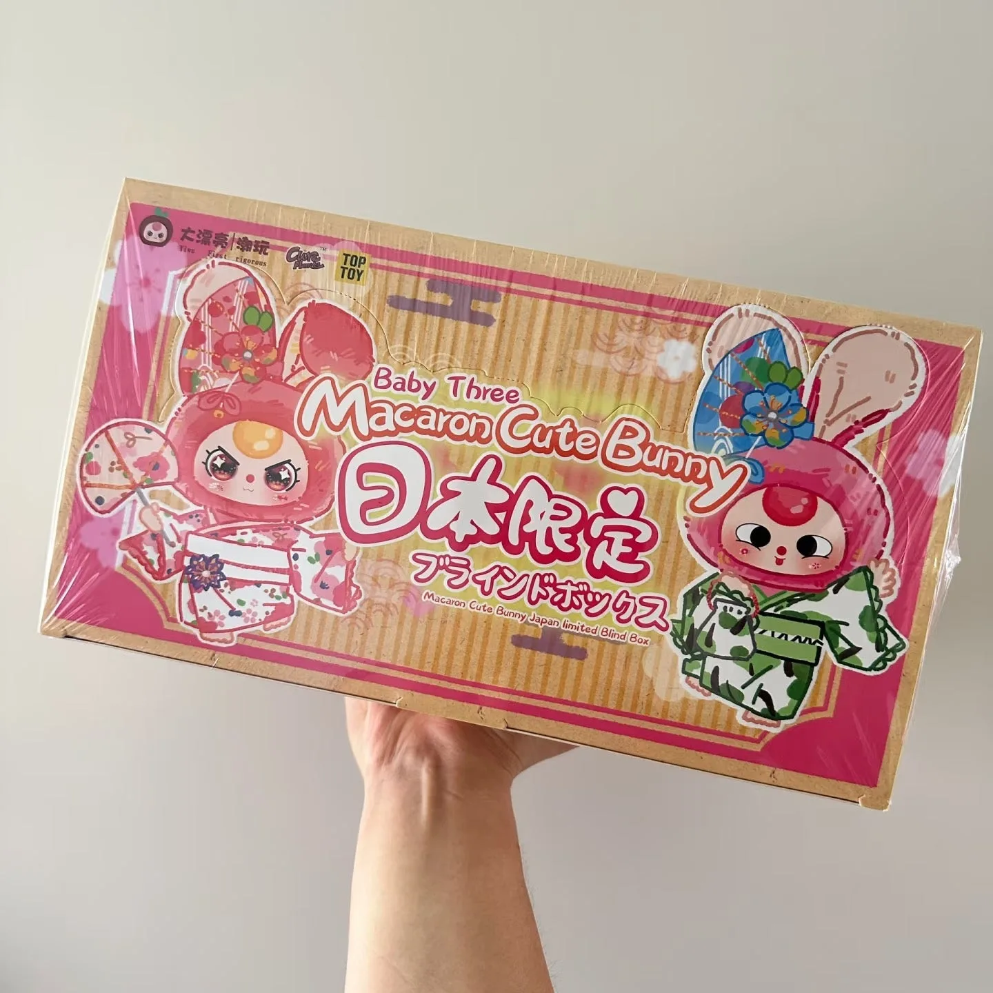 Baby Three-Macaron Cute Bunny Japan Limited Blind Box