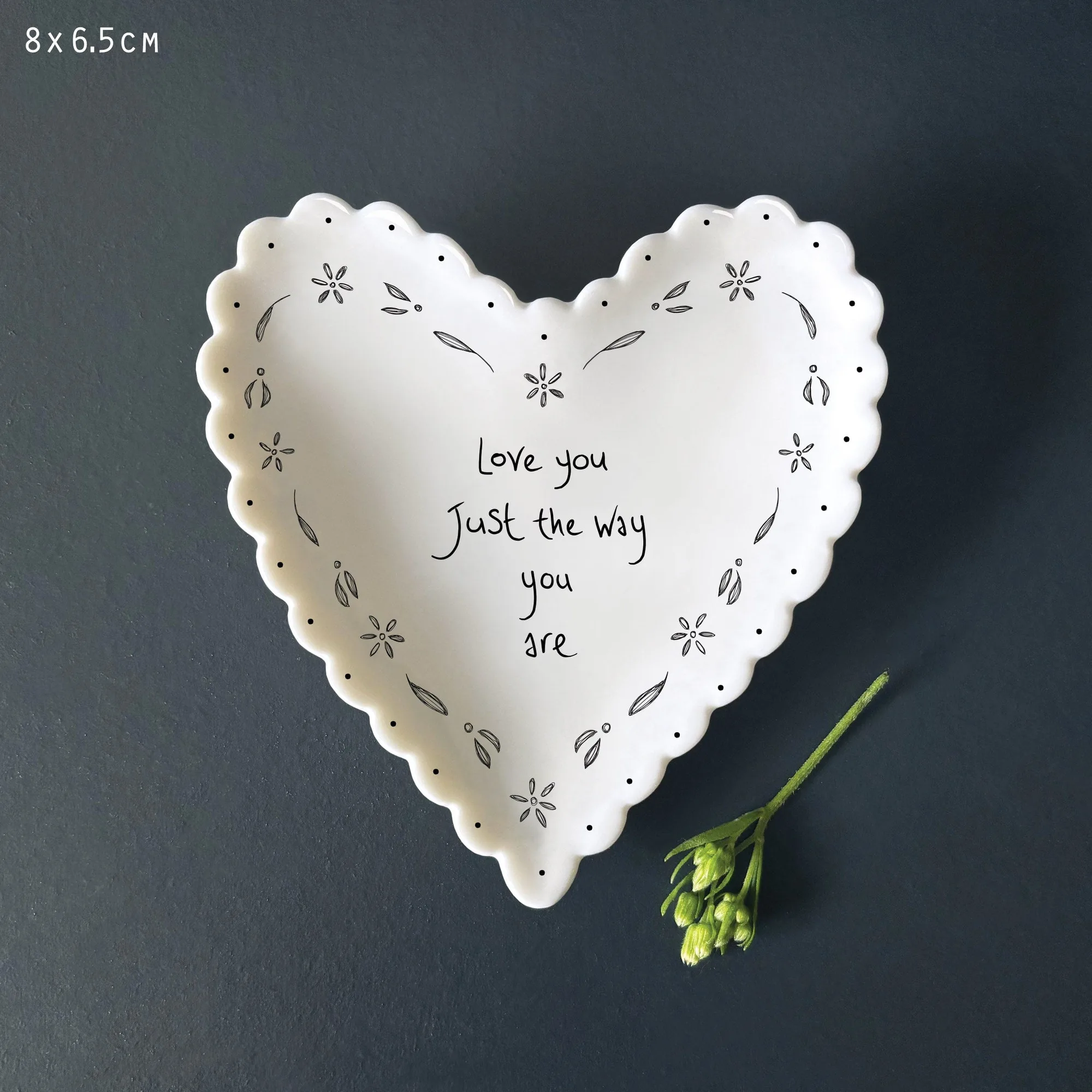East of India Scallop Heart Dish – Love you just the way you are