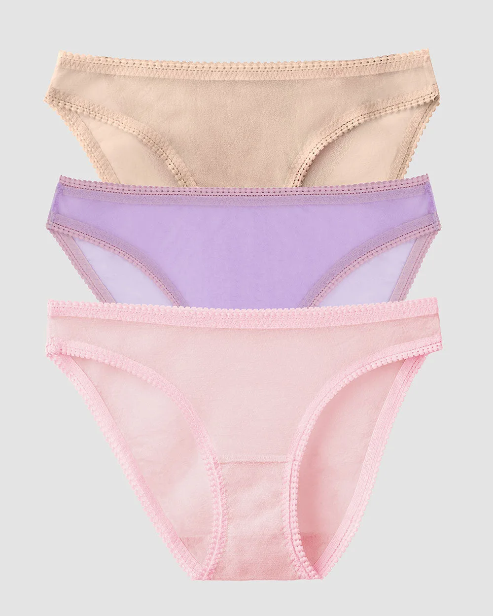Gossamer Mesh Hip Bikini vs Triple Mesh Hip Bikini