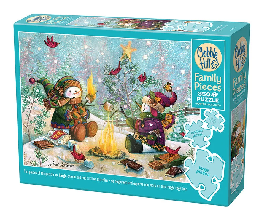 S'more Fun vs Festive Friends: ¿Qué puzzle familiar de 350 piezas?