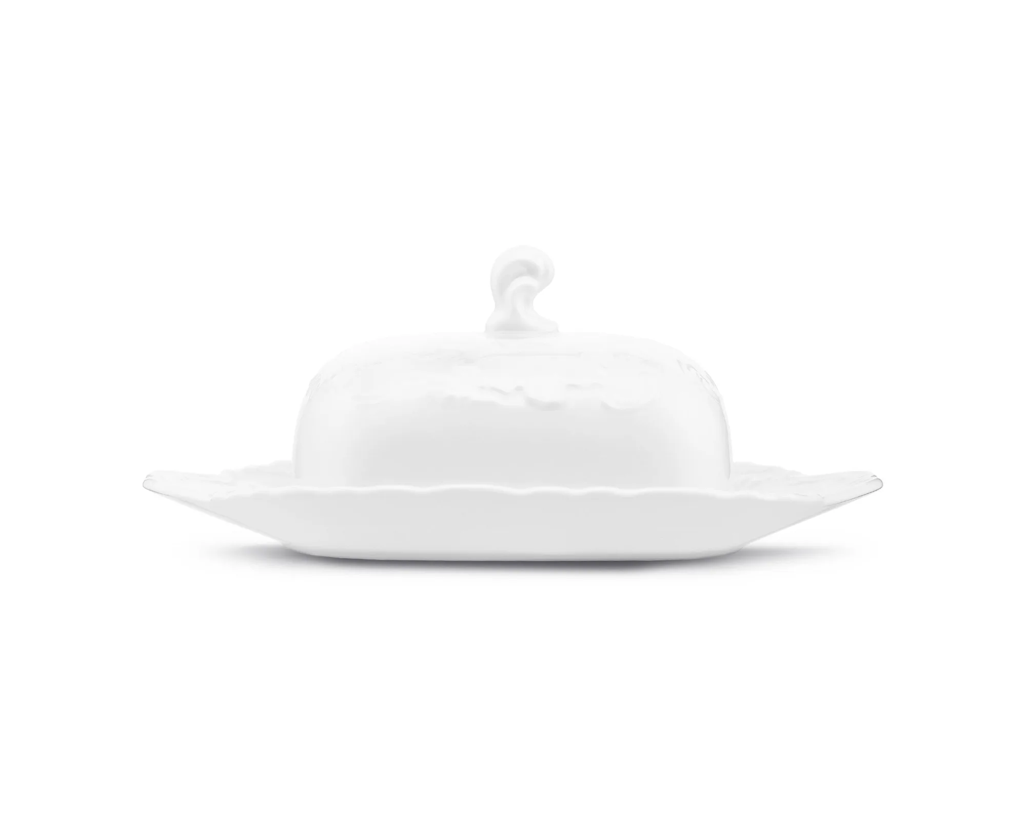 Butter Dish White Rococo: Care and Cleaning Tips