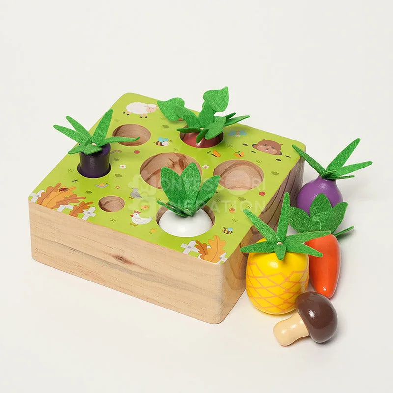 Set de verduras Montessori