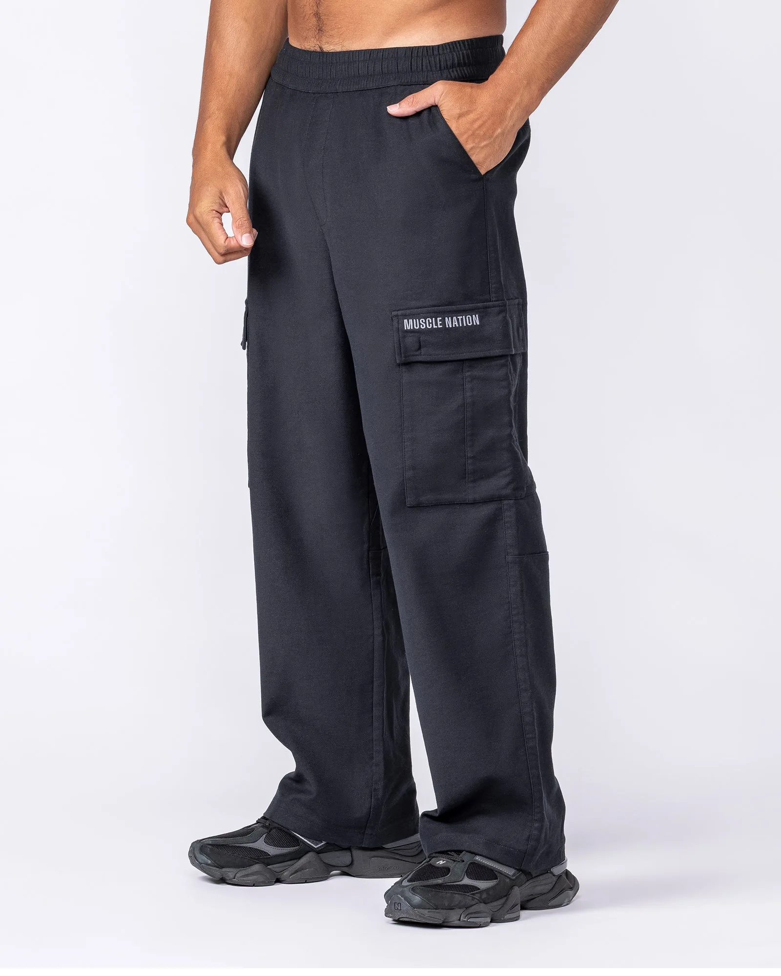 Pantalon cargo utilitaire - Noir