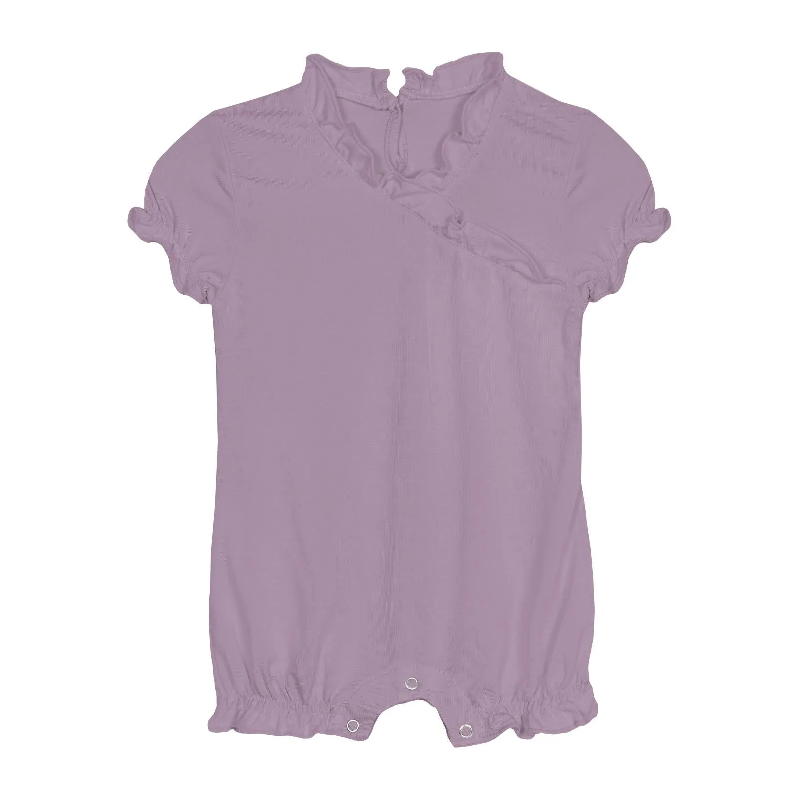 Ruffle Romper in Lavender