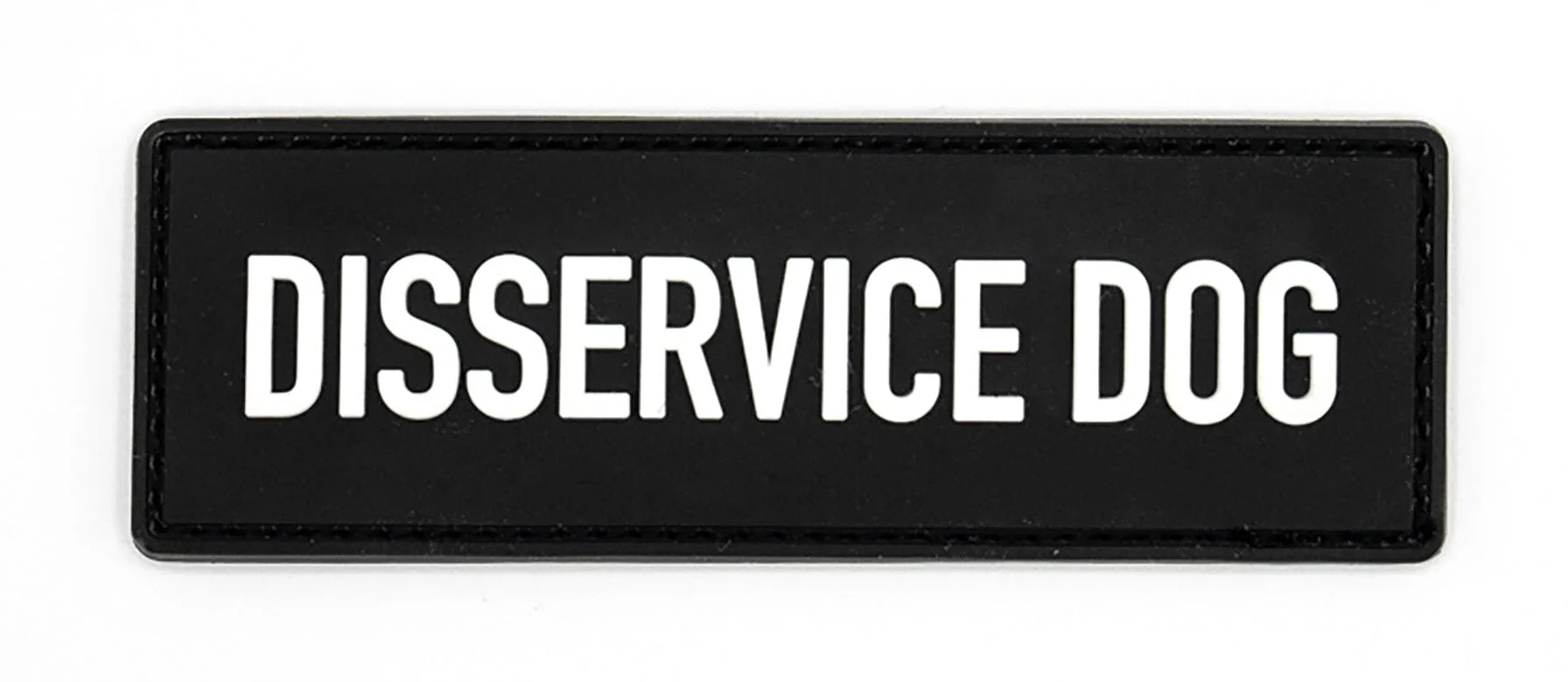 Disservice Dog Patch (4.5" x 1.5")