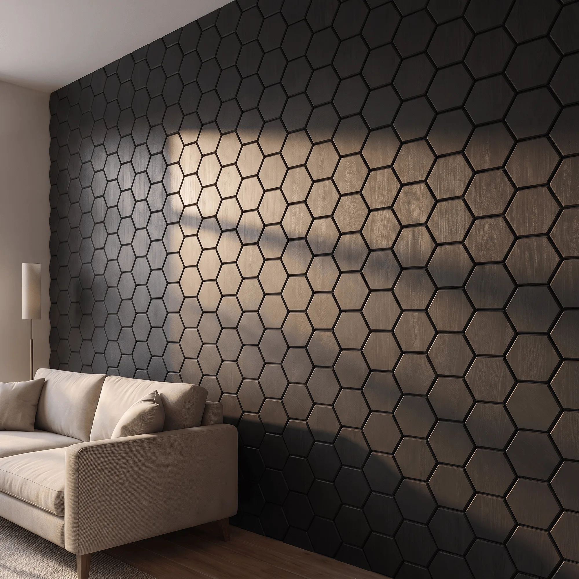 Paneles acústicos hexagonales: ¿Cuántas cajas necesitas?
