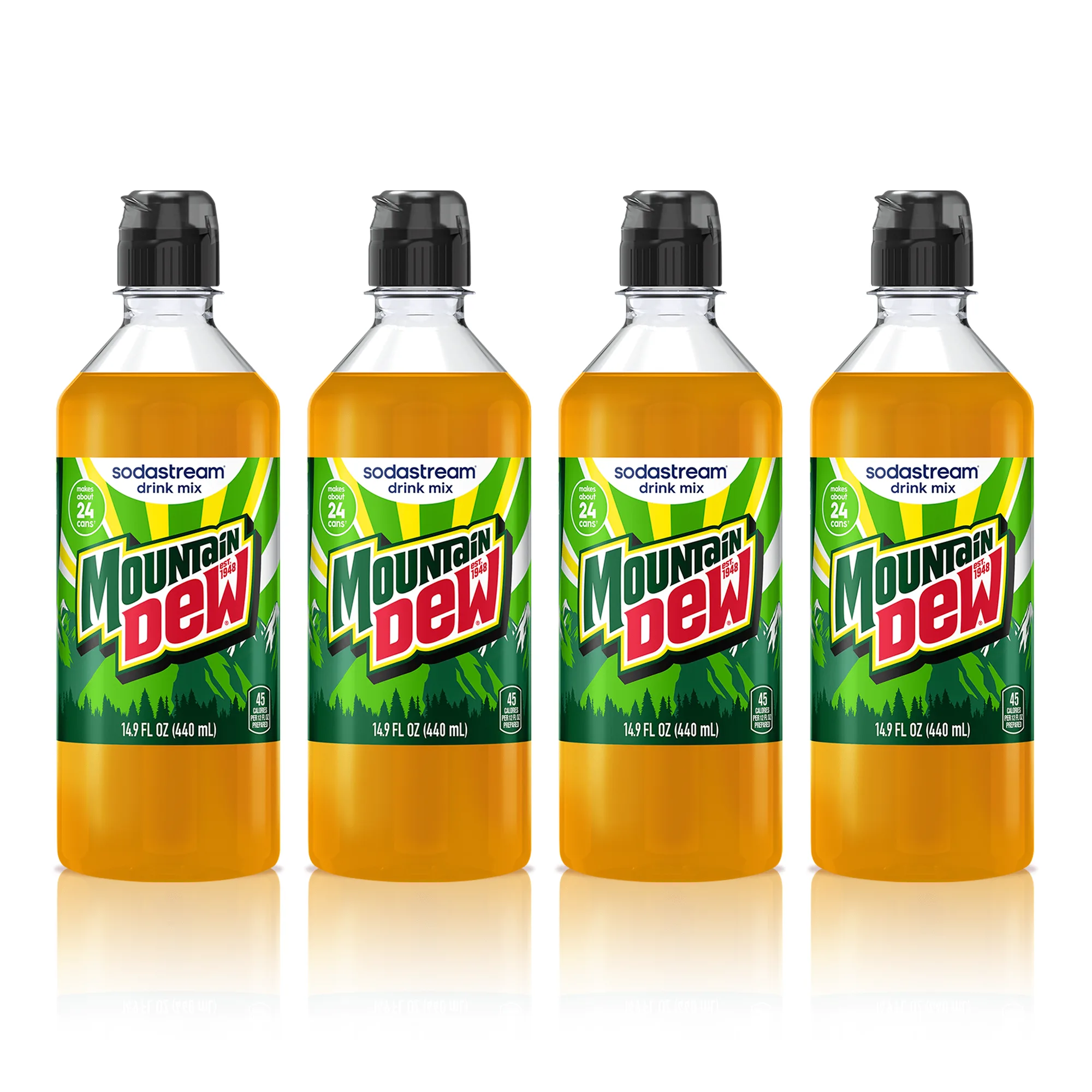 Sodastream MTN DEW Sirup 4er-Pack 440ml