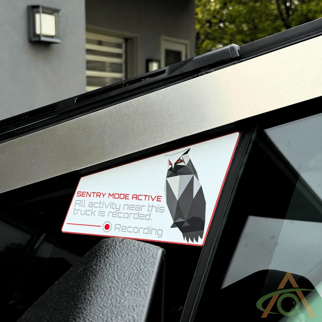 Sentry-Aufkleber für Tesla: Paar vs. Cybertruck-Passform